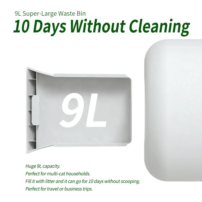 Custom Logo Low Failure Rate Self-Cleaning Electric Intelligent Cat Toilet Automatic Enclosed Cat Litter Box