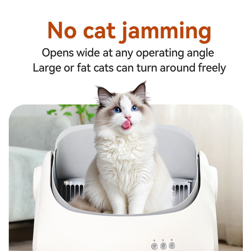 Bulk Supply Customized Packaging Self-Cleaning Smart Cat Litter Box Safety Sensor Automatic Cat Toilet